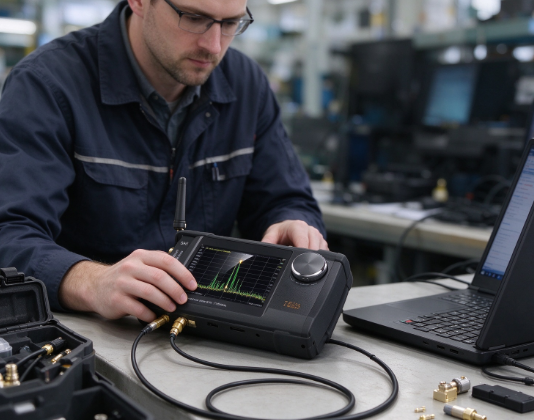 Signal Generator Spectrum Analyzer - SA5 ポータブル多機能スペクトラムアナライザー、携帯型RF信号発生器、4インチIPS液晶ディスプレイ、100kHz～5.3GHz。
