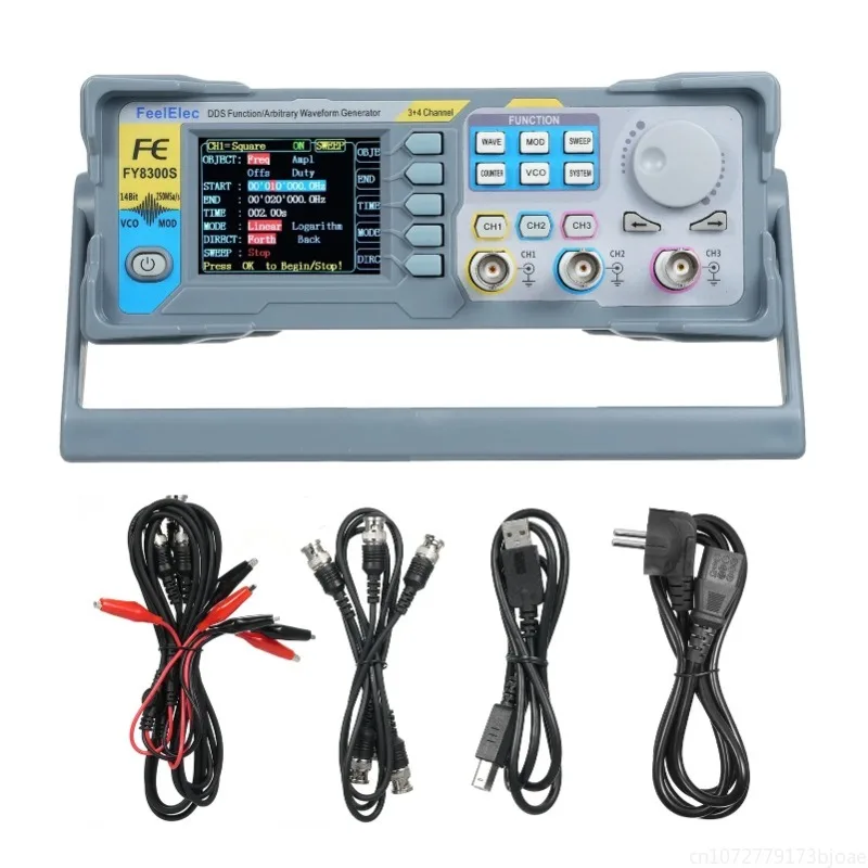 Function Arbitrary Waveform Generator - FeelElec FY8300S 60/40/20MHz 3チャンネル任意波形信号発生器 4 TTLレベル出力