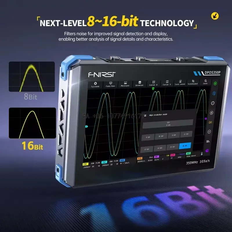 wmwmnu DPOS350P 4in1 タブレット型オシロ - Signal Generator Spectrum Analyzer のレビューと価格