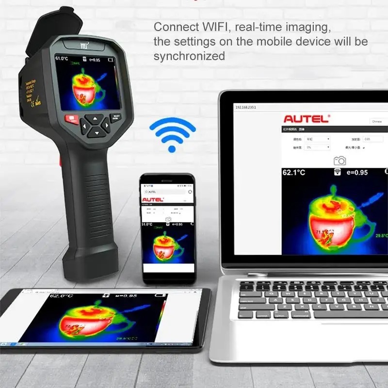 熱画像カメラ 252x192 赤外線 ハンドヘルドカメラ W - Thermal Imaging Camera Pcb Repair のレビューと価格